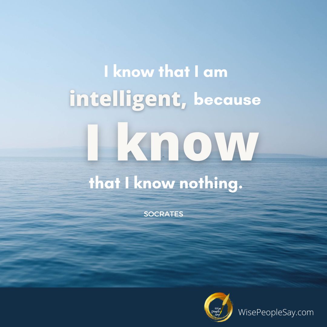 I Know That I Am Intelligent