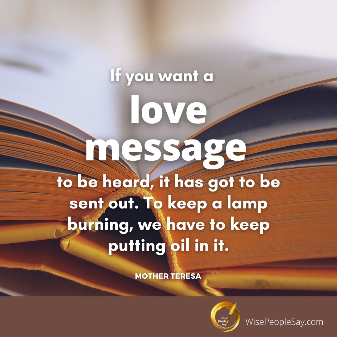 If You Want a Love Message to Be Heard