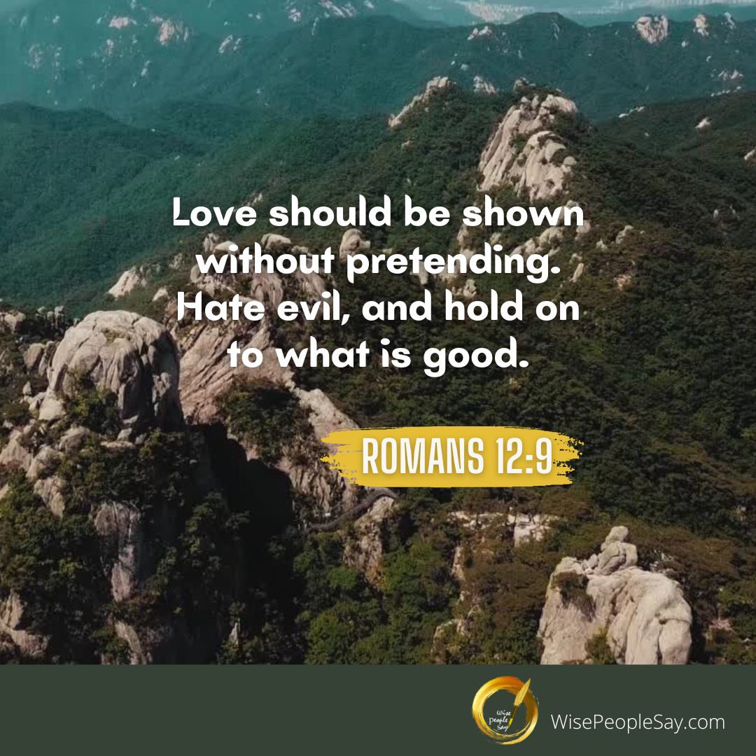Love Should Be Shown Without Pretending