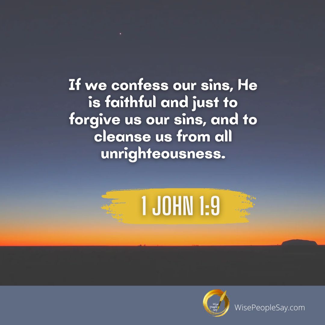 1 John 1:9 If We Confess Our Sins