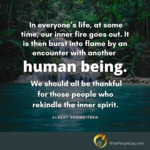 In everyone’s life