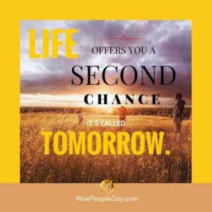 Life Offers You a Second Chance
