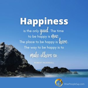 Happiness Is the Only Good