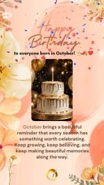 October birthday reel
