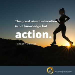 The Great Aim of Education
