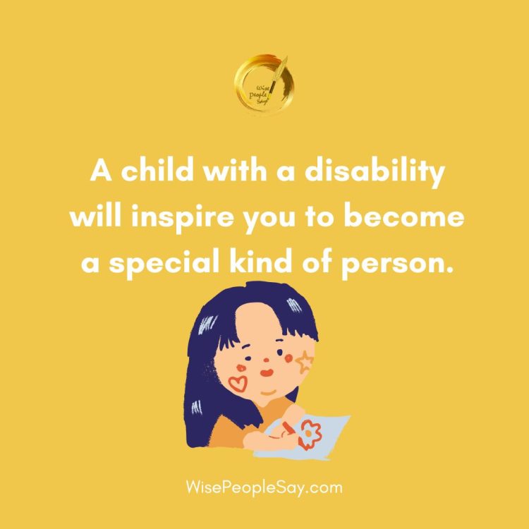A Child with A Disability, Special Kind of Love and Strength