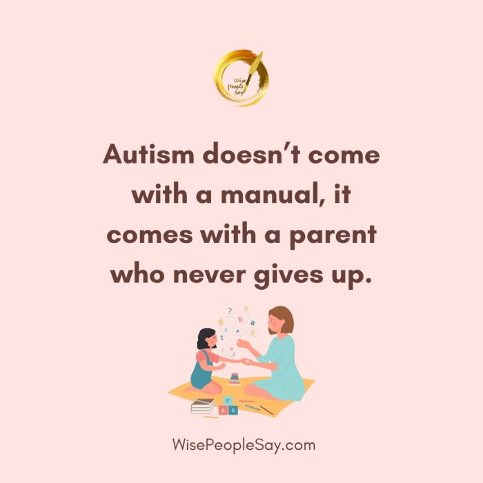 Autism Has No Manual