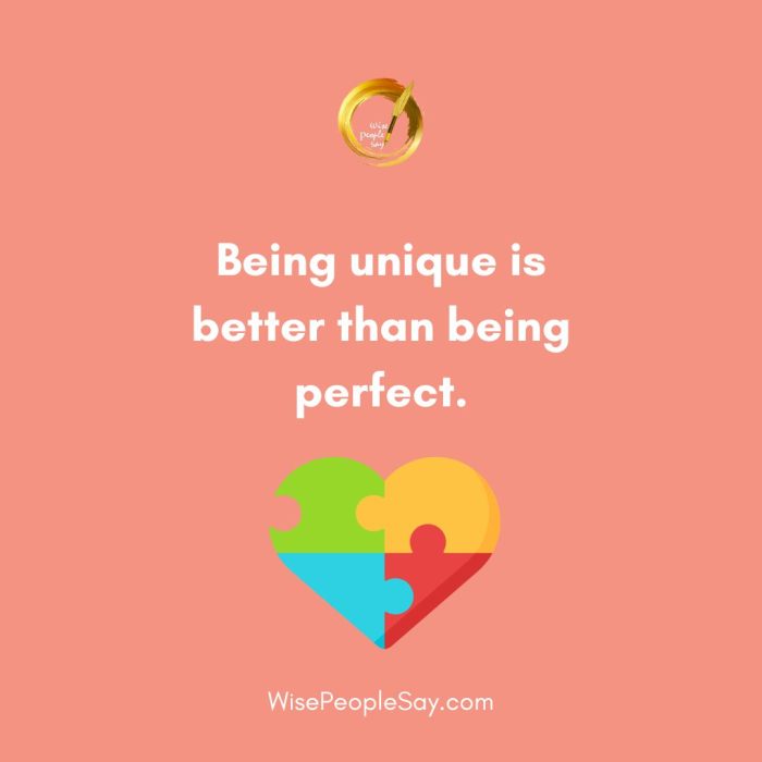 Being Unique is Better Than Being Perfect