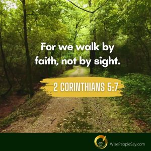 For We Walk by Faith