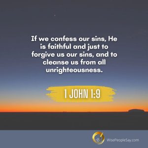 1 John 1:9 If We Confess Our Sins