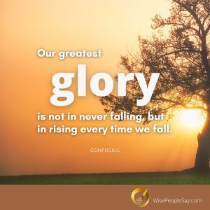 Our Greatest Glory