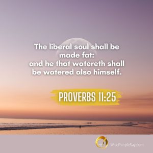 The Liberal Soul Shall Be Made Fat