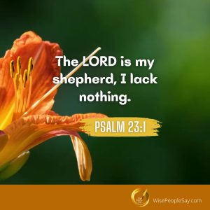 The Lord Is My Shepherd