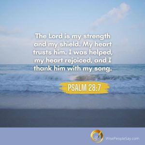 The Lord Is My Strength and My Shield